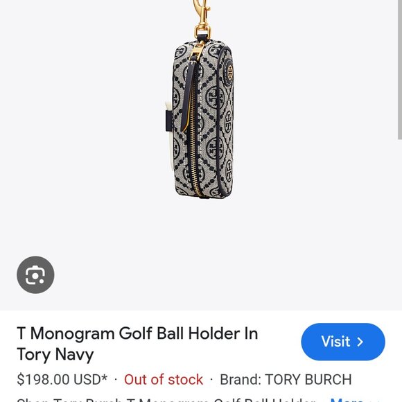 New Tory Burch golf ball and tee set - Picture 2 of 5